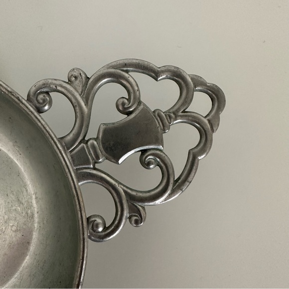 Royal Holland Daalderop Pewter Porringer Handled Silver Dish - Picture 5 of 6